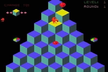 Qbert！レトロなゲームセンターの雰囲気を味わえるパズルアクションゲーム！